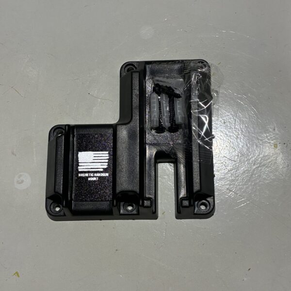 Magnetic Handgun Mount with Magazine Holder